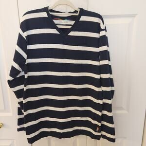 Colours Alexander Julian men’s size XXL  Blue and White stripe pullover